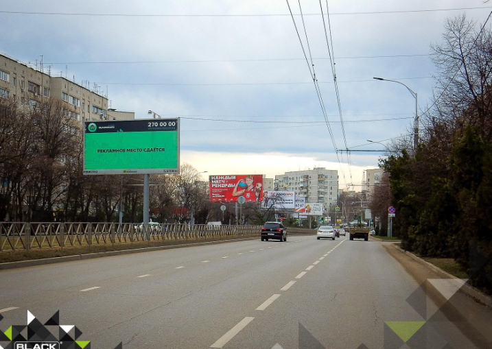 Фотография рекламного носителя, тип: Билборд 3x6, адрес: Тургенева ул., д.142, Краснодар, Краснодарский край, Россия. Сторона А2 №565729