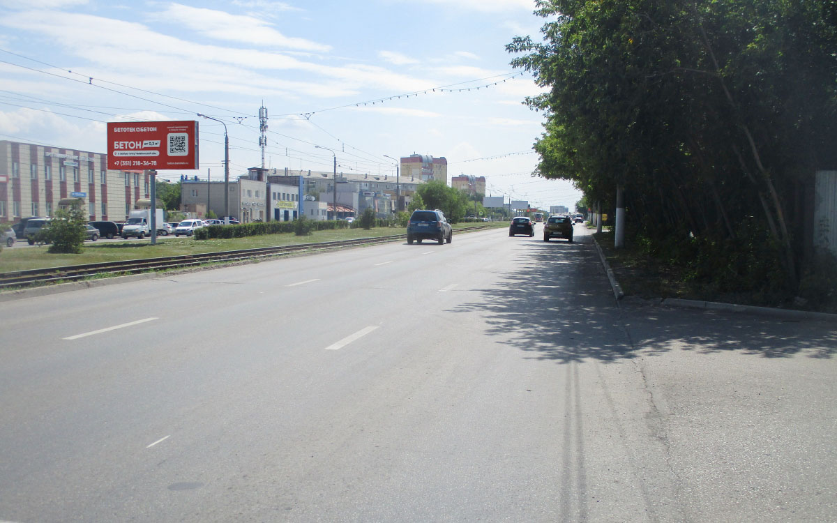 Фотография рекламного носителя, тип: Билборд 3x6, адрес: Галиуллина ул., д.1-1 Х Советской Армии ул.,, Магнитогорск, Челябинская область, Россия. Сторона A2 №978376