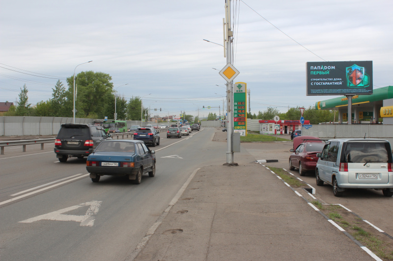 Фотография рекламного носителя, тип: Билборд 3x6, адрес: Калинина ул., д.90г, Красноярск, Красноярский край, Россия. Сторона А №1096335