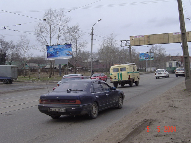 Фотография рекламного носителя, тип: Билборд 3x6, адрес: Воронежская ул. Х Охотничья ул., Хабаровск, Хабаровский край, Россия. Сторона Б №482310