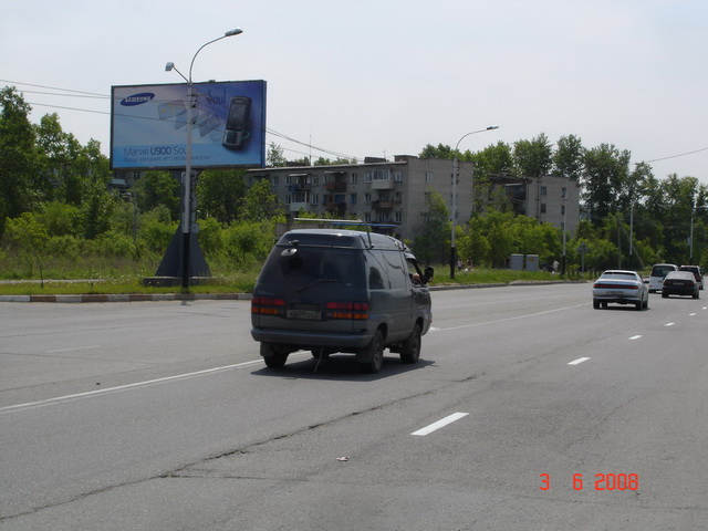 Фотография рекламного носителя, тип: Билборд 3x6, адрес: Пионерская ул. Х Богачева ул., Хабаровск, Хабаровский край, Россия. Сторона Б №482440