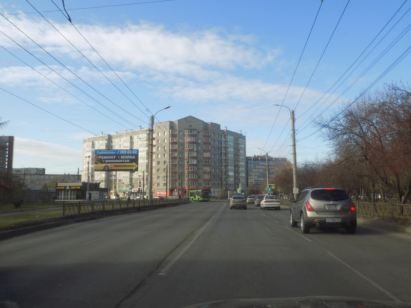 Фотография рекламного носителя, тип: Билборд 3x6, адрес: Воронова ул., д.12, Красноярск, Красноярский край, Россия. Сторона Б №779850