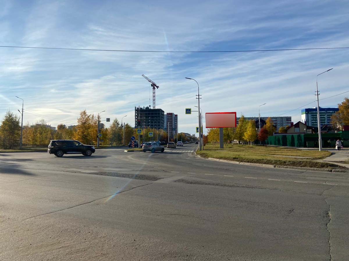 Фотография рекламного носителя, тип: Билборд 3x6, адрес: Комсомольский пр-т. Х Щепеткина ул., Сургут, Ханты-Мансийский автономный округ – Югра, Россия. Сторона А №959982