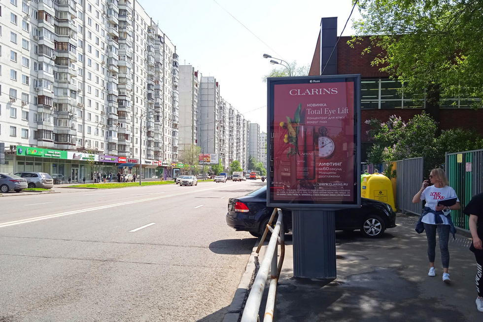 Фотография рекламного носителя, тип: Ситиформат 1.8x1.2, адрес: Олимпийский пр-т., д.32, Москва, Россия. Сторона А №557622