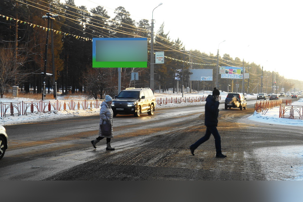Фотография рекламного носителя, тип: Билборд 3x6, адрес: Ленинградский пр-т., ост. Узел связи, Ангарск, Иркутская область, Россия. Сторона B №859983