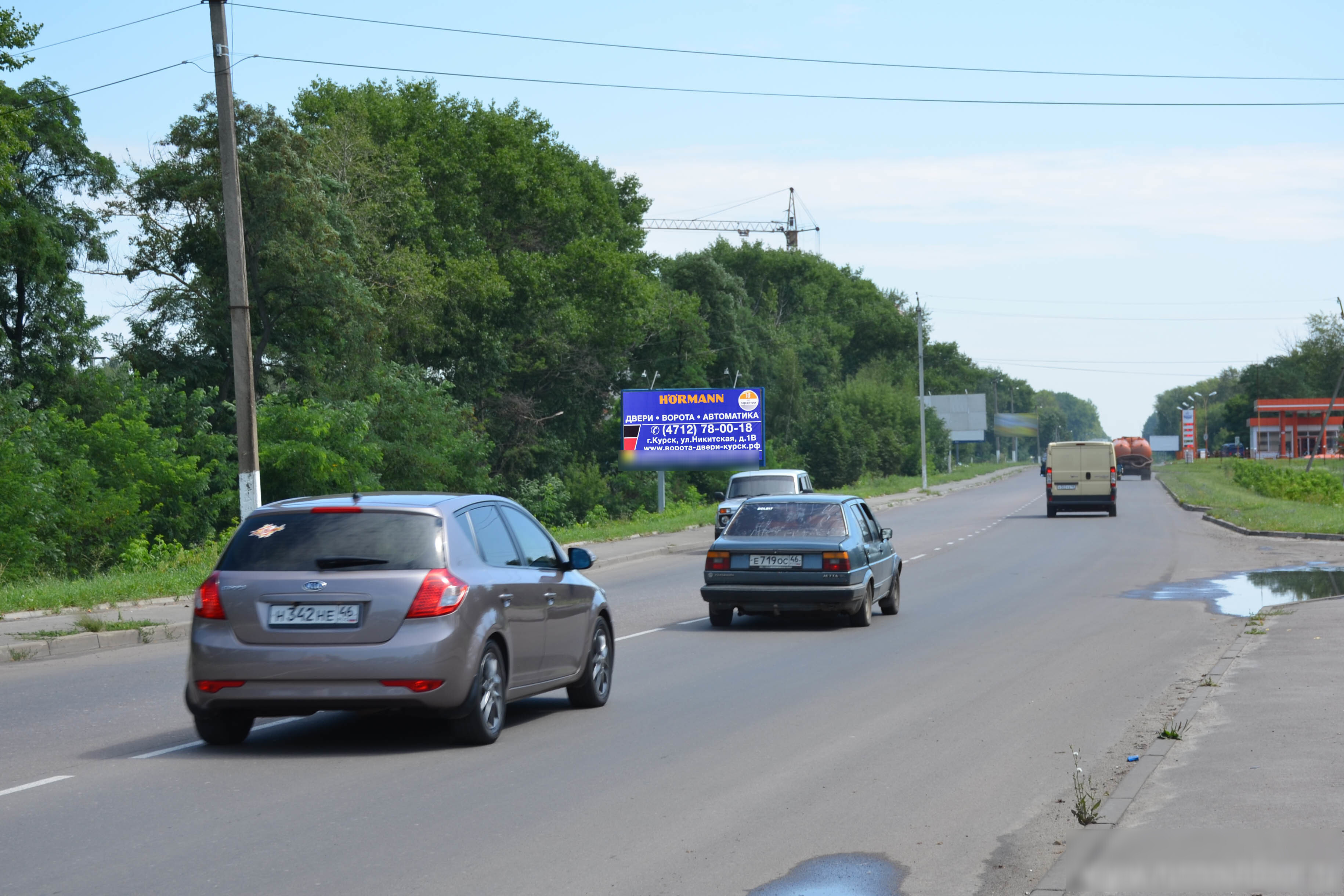 Фотография рекламного носителя, тип: Билборд 3x6, адрес: 1-я Агрегатная ул., д.16, Курск, Курская область, Россия. Сторона Б №578700