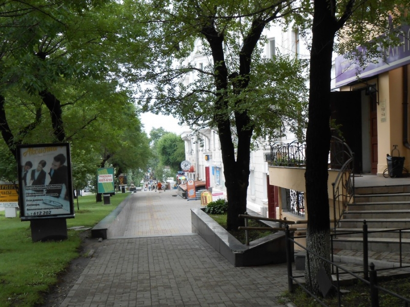 Фотография рекламного носителя, тип: Ситиформат 1.8x1.2, адрес: Карла Маркса ул., д.43, Хабаровск, Хабаровский край, Россия. Сторона В №498118