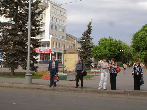 Фотография рекламного носителя, тип: Ситиформат 1.8x1.2, адрес: К. Маркса ул. Х Октябрьская ул., Тамбов, Тамбовская область, Россия. Сторона A №548987