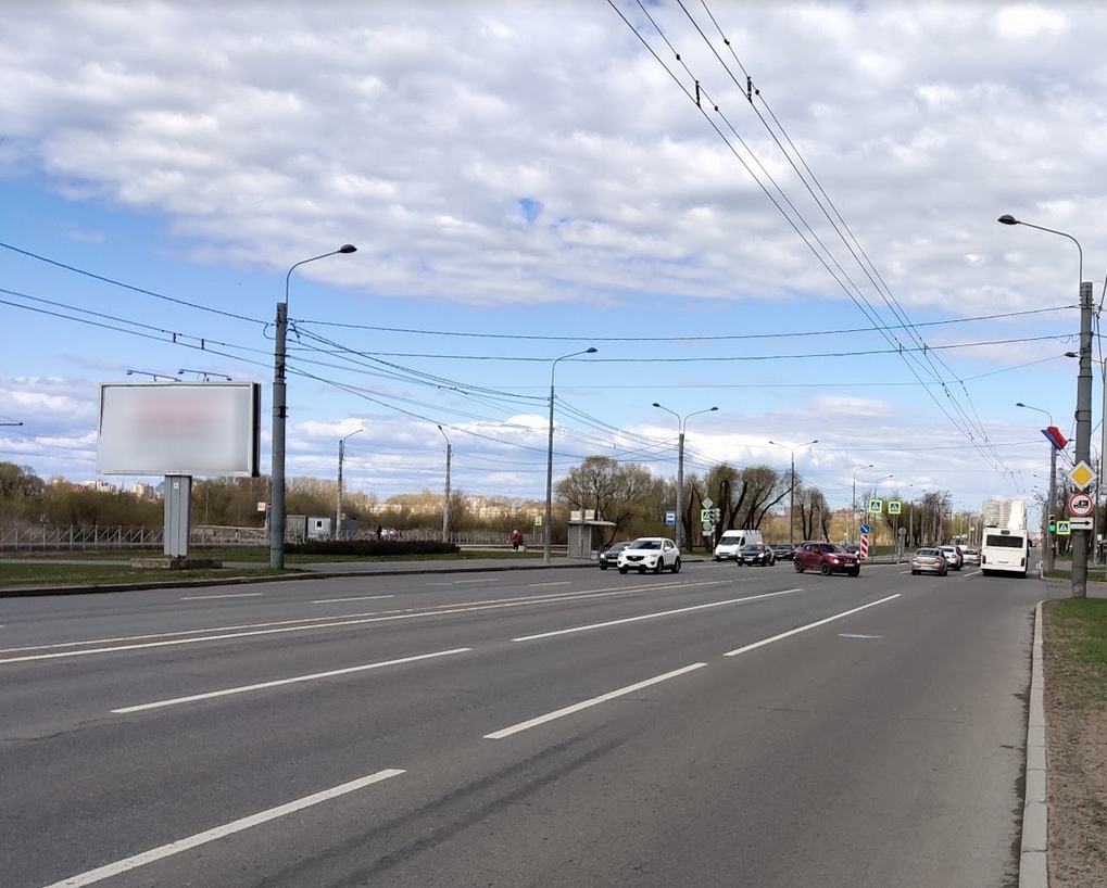 Фотография рекламного носителя, тип: Билборд 3x6, адрес: Маршала Жукова пр-т., д.66, корп.1 Х Бурцева ул., н-в, Санкт-Петербург, Россия. Сторона Б №649990