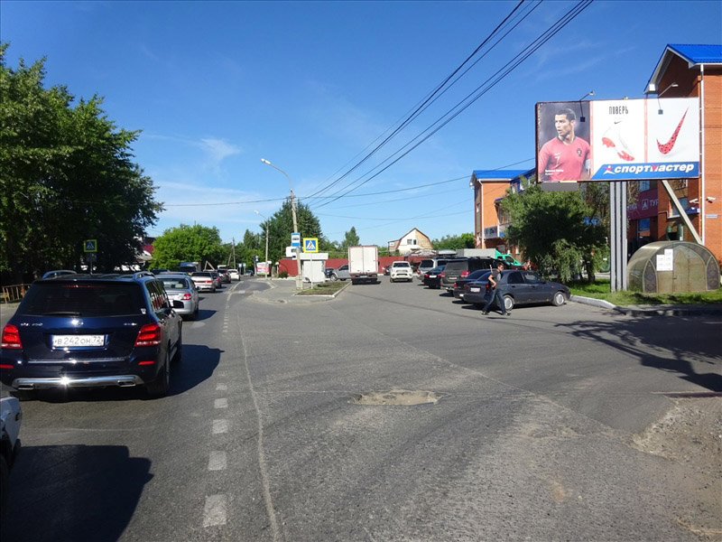 Фотография рекламного носителя, тип: Билборд 3x6, адрес: Черепанова ул., д.29, Тюмень, Тюменская область, Россия. Сторона А1-А3 №354263