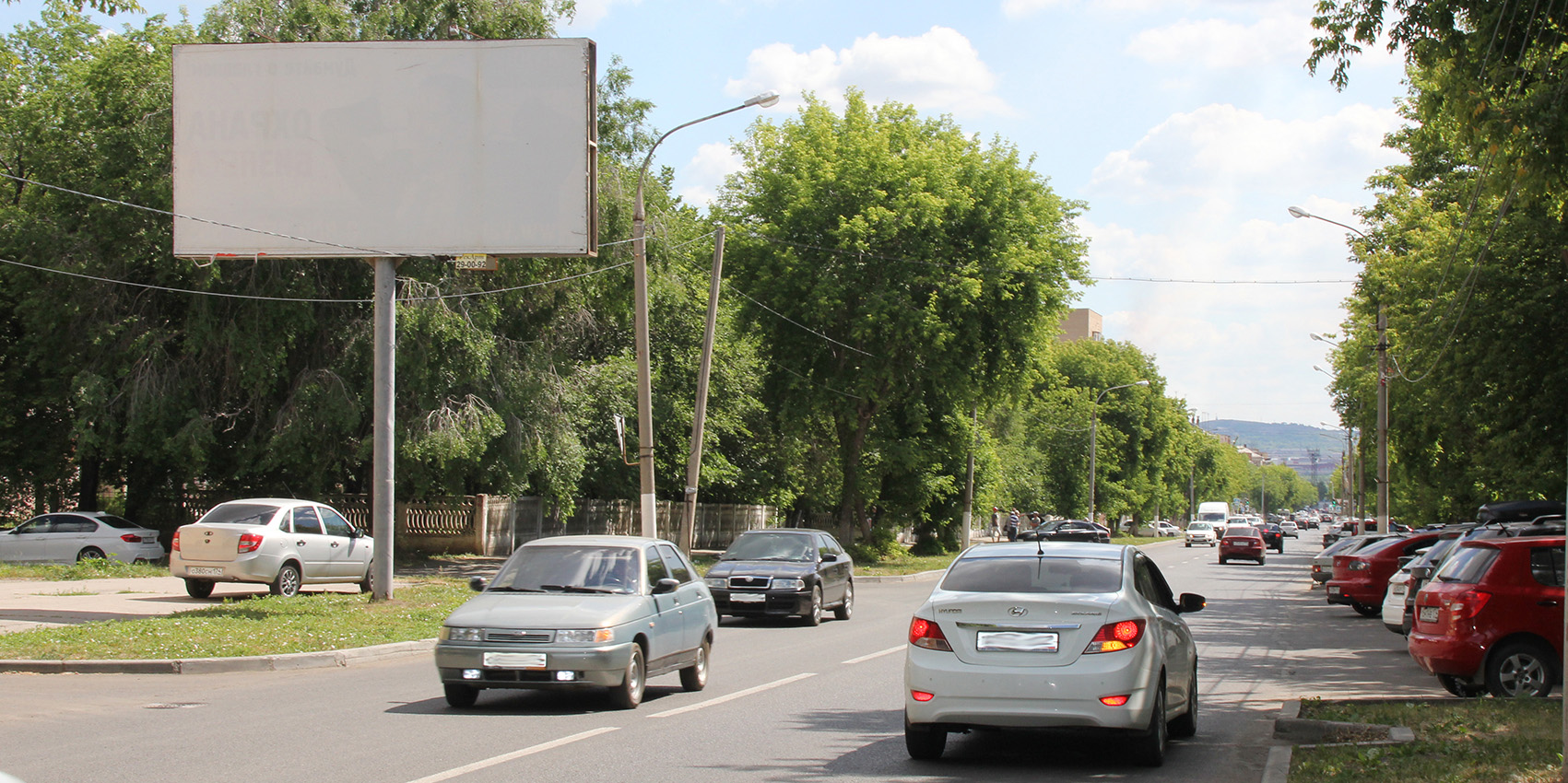 Фотография рекламного носителя, тип: Билборд 3x6, адрес: Гагарина ул., д.42, Магнитогорск, Челябинская область, Россия. Сторона Б №1095189