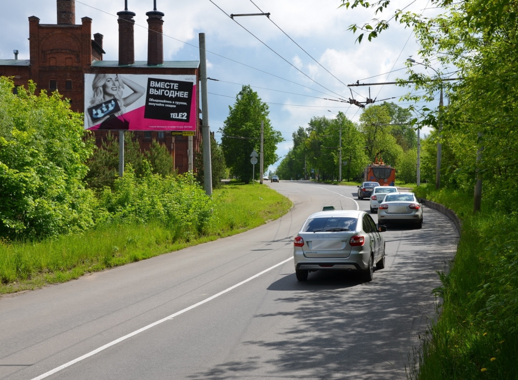 Фотография рекламного носителя, тип: Билборд 3x6, адрес: Блюхера ул., 40м от ул.М.Горького, Рыбинск, Ярославская область, Россия. Сторона Б №491302