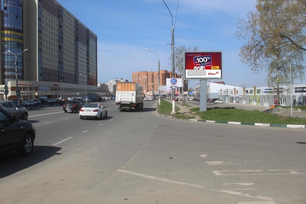 Фотография рекламного носителя, тип: Ситиборд 2.7x3.7, адрес: Гагарина ул., д.83, н-в, Жуковский, Московская область, Россия. Сторона A1-A5 №490020