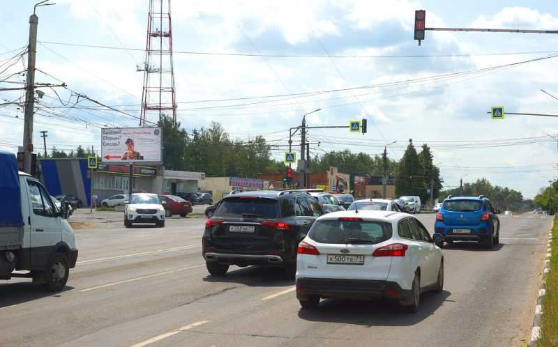 Фотография рекламного носителя, тип: Билборд 3x6, адрес: Щёкинское ш., д.1, Тула, Тульская область, Россия. Сторона B №806056