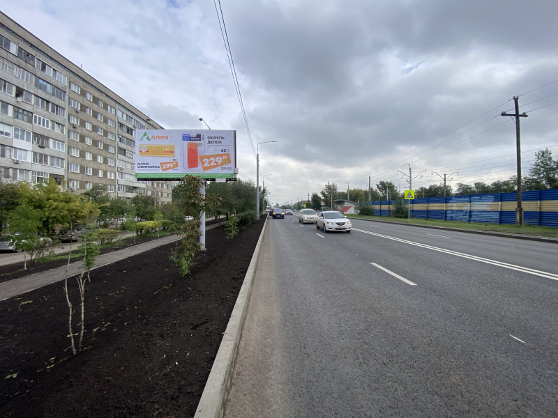 Фотография рекламного носителя, тип: Билборд 3x6, адрес: Семафорная ул., д.191, Красноярск, Красноярский край, Россия. Сторона Б №984328