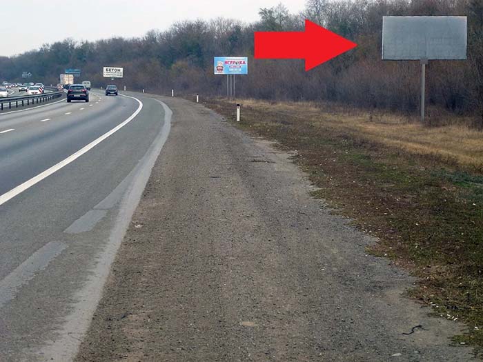 Фотография рекламного носителя, тип: Билборд 3x6, адрес: Москва-Ростов а/д., 1039 700м, Ростов-на-Дону, Ростовская область, Россия. Сторона А №719923