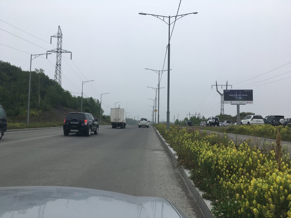 Фотография рекламного носителя, тип: Билборд 3x6, адрес: Вулканная ул., д.49, Петропавловск-Камчатский, Камчатский край, Россия. Сторона А №777468