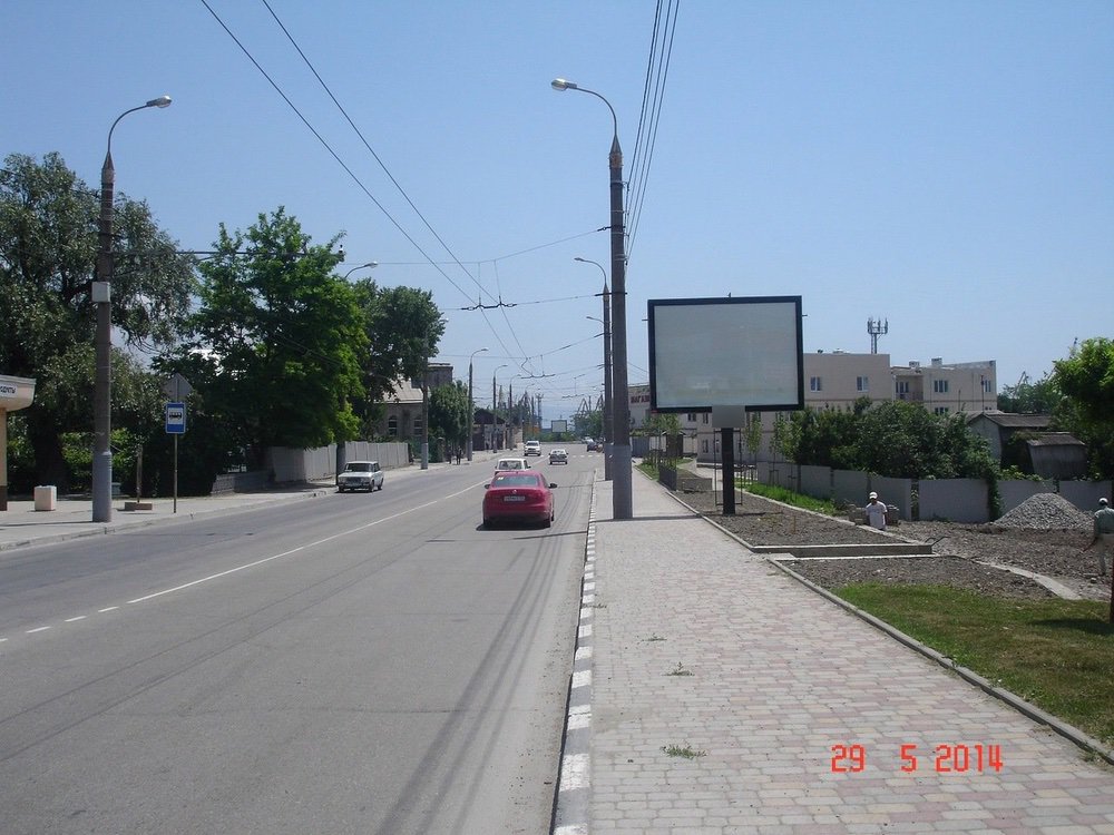 Фотография рекламного носителя, тип: Ситиборд 2.7x3.7, адрес: Судостальская ул. Х Карла Либкнехта ул., д.16, Новороссийск, Краснодарский край, Россия. Сторона А1-А5 №713815