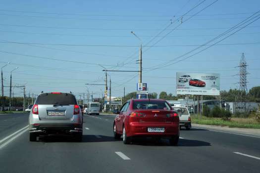 Фотография рекламного носителя, тип: Билборд 3x6, адрес: Южное ш., автосалон Лифан, Тольятти, Самарская область, Россия. Сторона A №663408