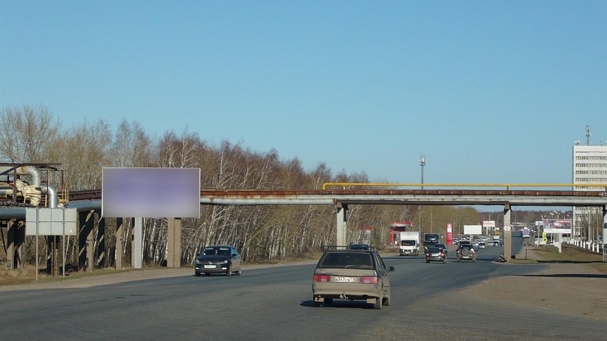 Фотография рекламного носителя, тип: Билборд 3x6, адрес: Промышленная ул., д.2, Нижнекамск, Республика Татарстан, Россия. Сторона B №761443