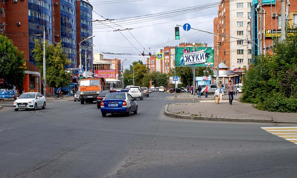 Фотография рекламного носителя, тип: Билборд 3x6, адрес: Ленина пр-т., д.193 Х Дальне-Ключевская ул., Томск, Томская область, Россия. Сторона A №839698
