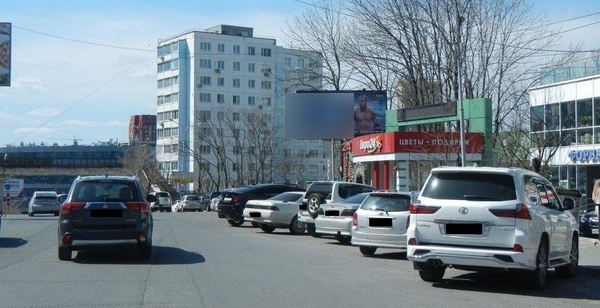 Фотография рекламного носителя, тип: Билборд 3x6, адрес: Кр. Знамени пр-т., д.73, Владивосток, Приморский край, Россия. Сторона А1 №774809