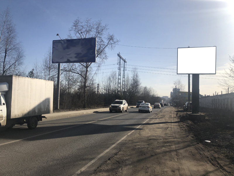 Фотография рекламного носителя, тип: Ситиборд 2.7x3.7, адрес: Центральный пр-т., около ГСПК “Бор”, поз.1, Ивантеевка, Московская область, Россия. Сторона A №826242