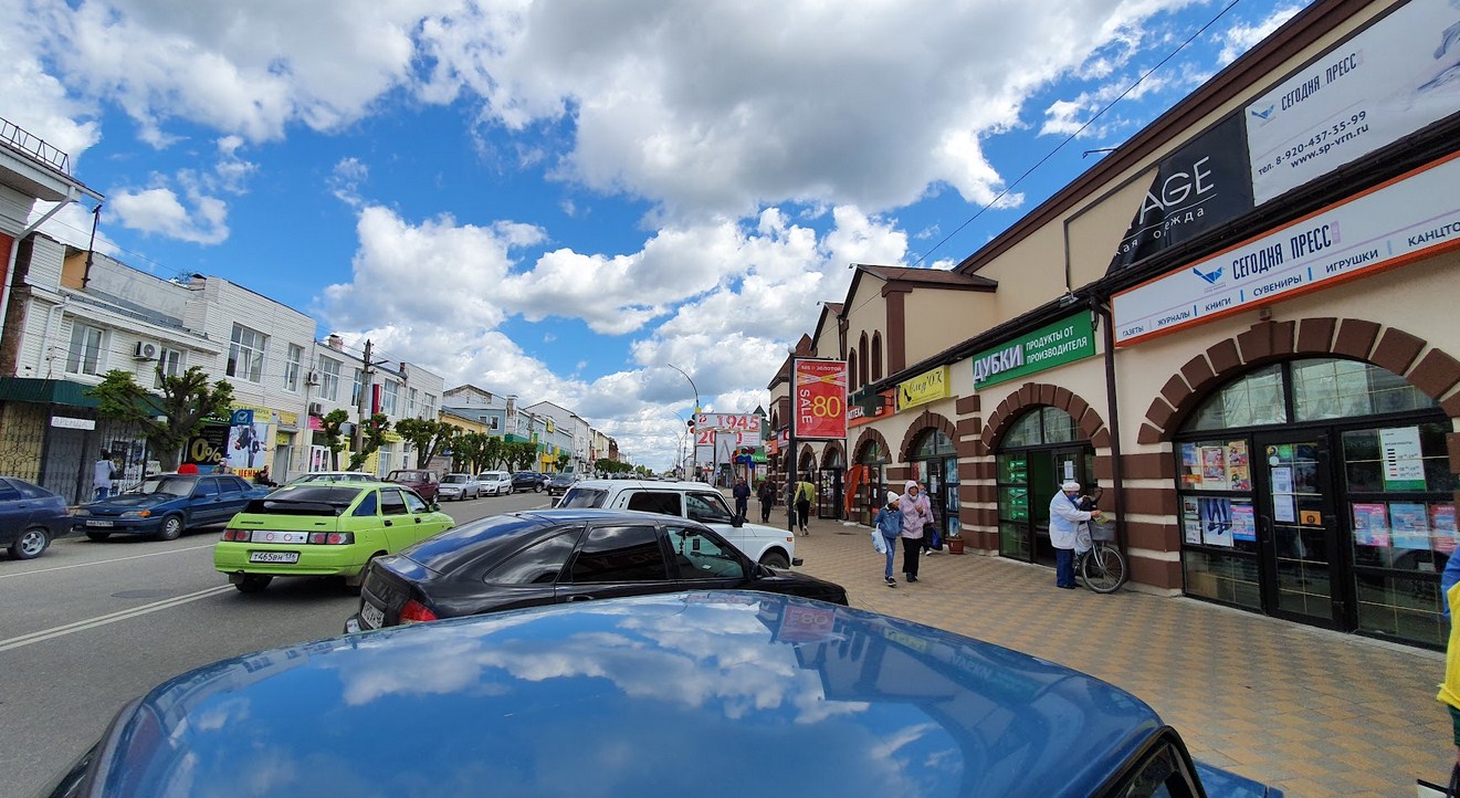 Фотография рекламного носителя, тип: Ситиформат 1.8x1.2, адрес: Ленина ул., д.31, Торговые ряды, поз.2, Острогожск, Воронежская область, Россия. Сторона A №1067058
