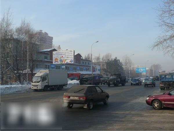 Фотография рекламного носителя, тип: Билборд 3x6, адрес: Смирнова ул., д.44/1, Томск, Томская область, Россия. Сторона Б №421687