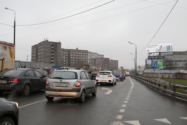 Фотография рекламного носителя, тип: Суперсайт 4x12, адрес: Олимпийский пр-т., д.2, Мытищи, Московская область, Россия. Сторона A №530242