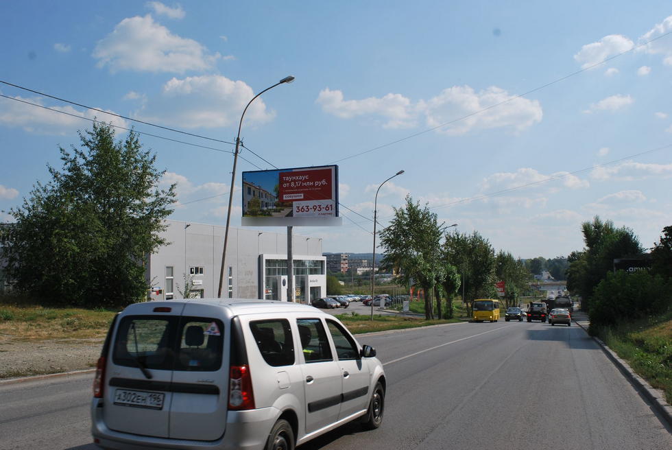 Фотография рекламного носителя, тип: Билборд 3x6, адрес: Селькоровская ул., д.72 X Патриса Лумумбы ул., Екатеринбург, Свердловская область, Россия. Сторона Б №652142