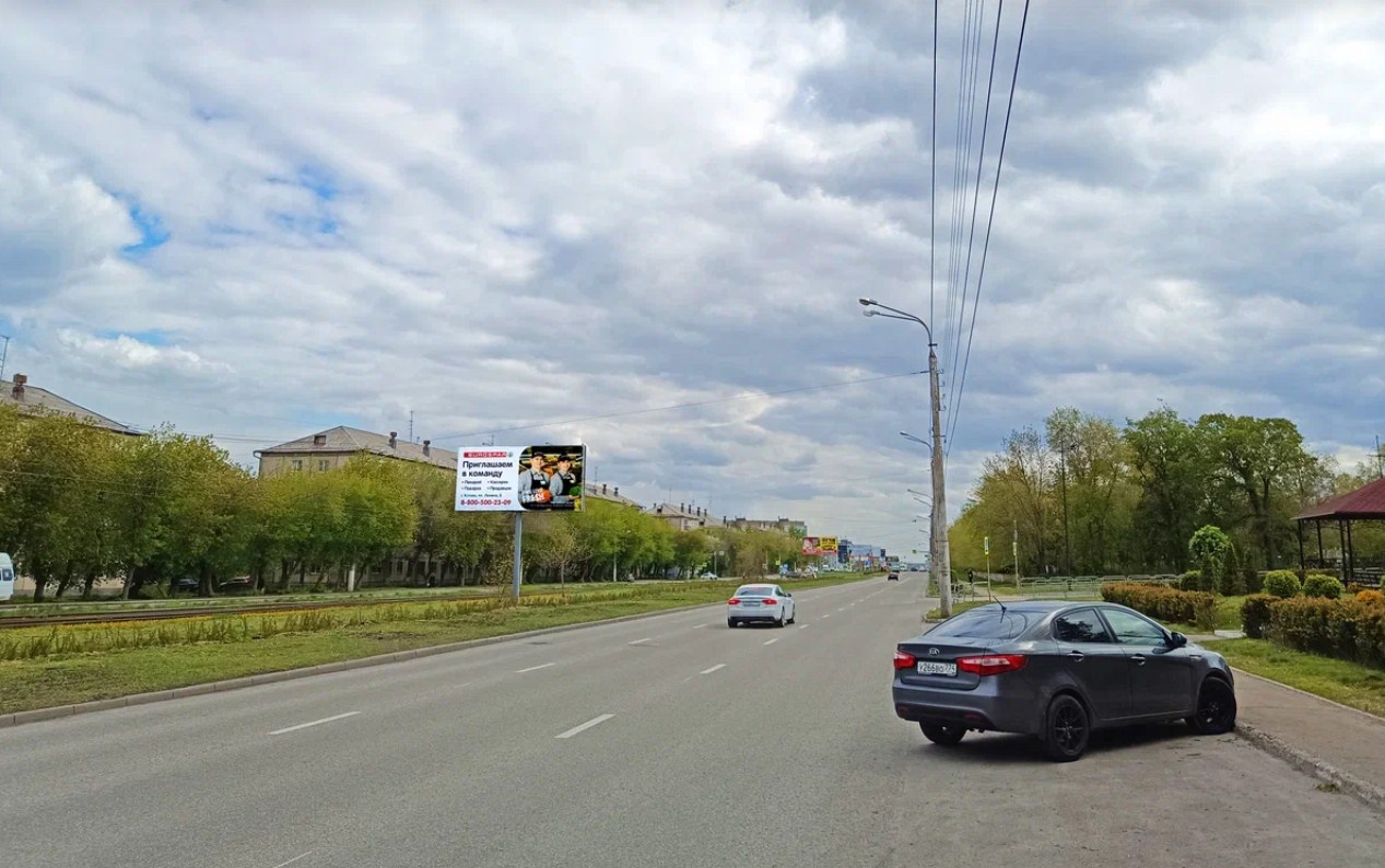 Фотография рекламного носителя, тип: Билборд 3x6, адрес: Советская ул., д.147, ост. Советский переулок, Магнитогорск, Челябинская область, Россия. Сторона A2 №1088656