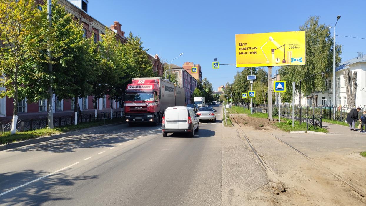 Фотография рекламного носителя, тип: Билборд 3x6, адрес: Советской Конституции ул., д.17, Ногинск, Московская область, Россия. Сторона A №743426