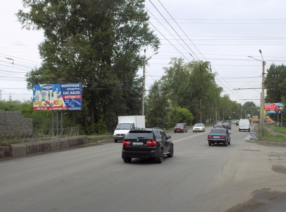 Фотография рекламного носителя, тип: Билборд 3x6, адрес: Калинина ул., д.51, справа, Красноярск, Красноярский край, Россия. Сторона Б №821568