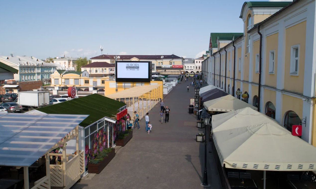 Фотография рекламного носителя, тип: Медиафасад, адрес: Большая Московская ул., д.19а, Владимир, Владимирская область, Россия. Сторона B1-B10 №949343