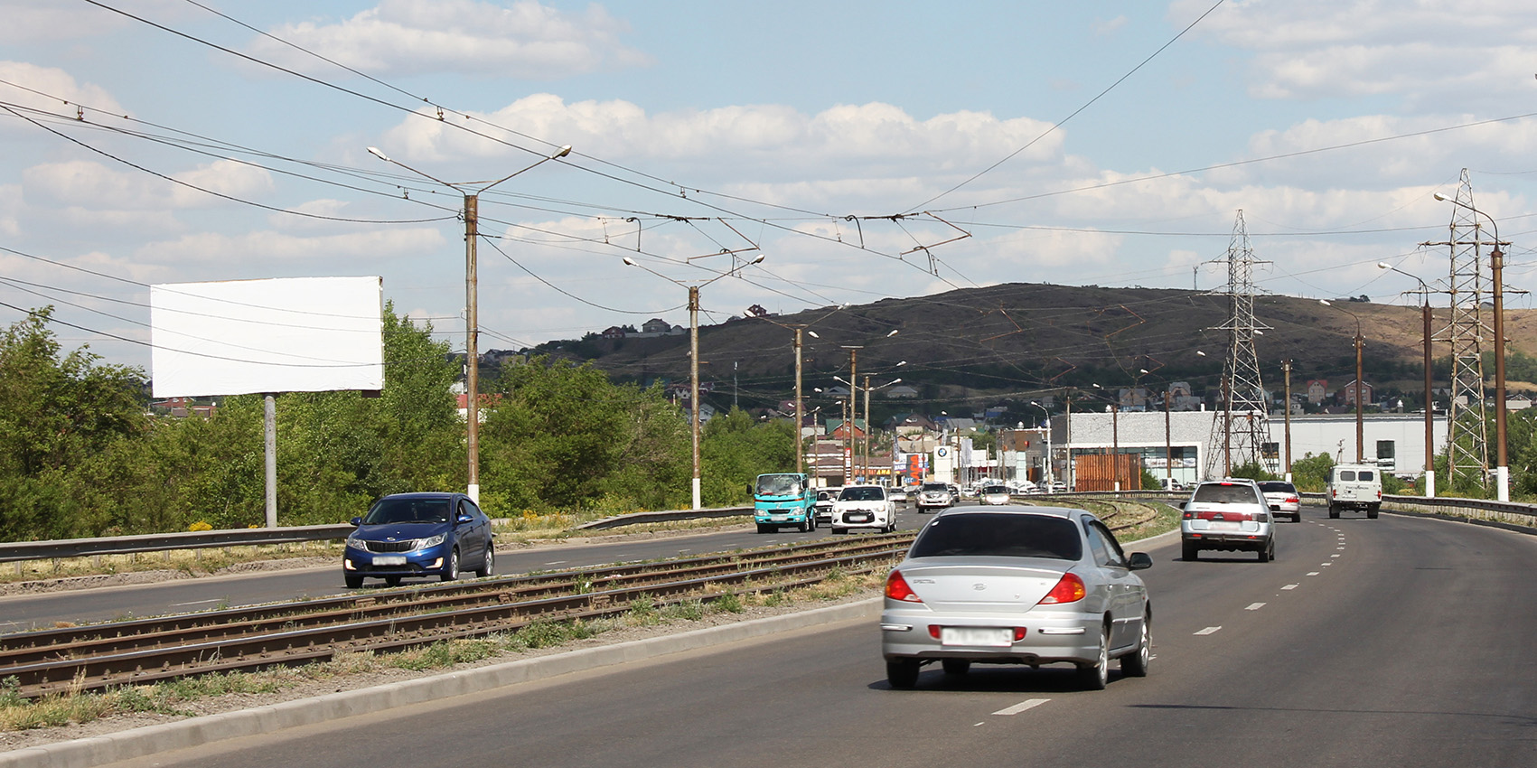 Фотография рекламного носителя, тип: Билборд 3x6, адрес: Казачья переправа, поз.2, Магнитогорск, Челябинская область, Россия. Сторона Б №1095186