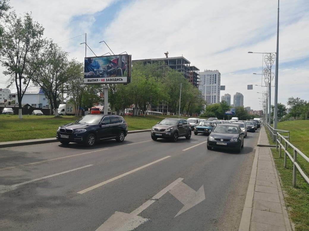 Фотография рекламного носителя, тип: Билборд 3x6, адрес: Н.Садовая ул., д.241 Х Потапова ул., поз.2, Самара, Самарская область, Россия. Сторона B №790854
