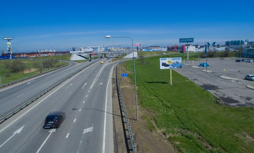 Фотография рекламного носителя, тип: Билборд 3x6, адрес: Тургеневское ш., 2 250м, Краснодар, Краснодарский край, Россия. Сторона A №478025