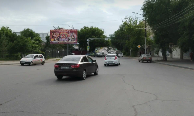 Фотография рекламного носителя, тип: Билборд 3x6, адрес: Техническая ул. Х Мельничная ул., Саратов, Саратовская область, Россия. Сторона Б №554215