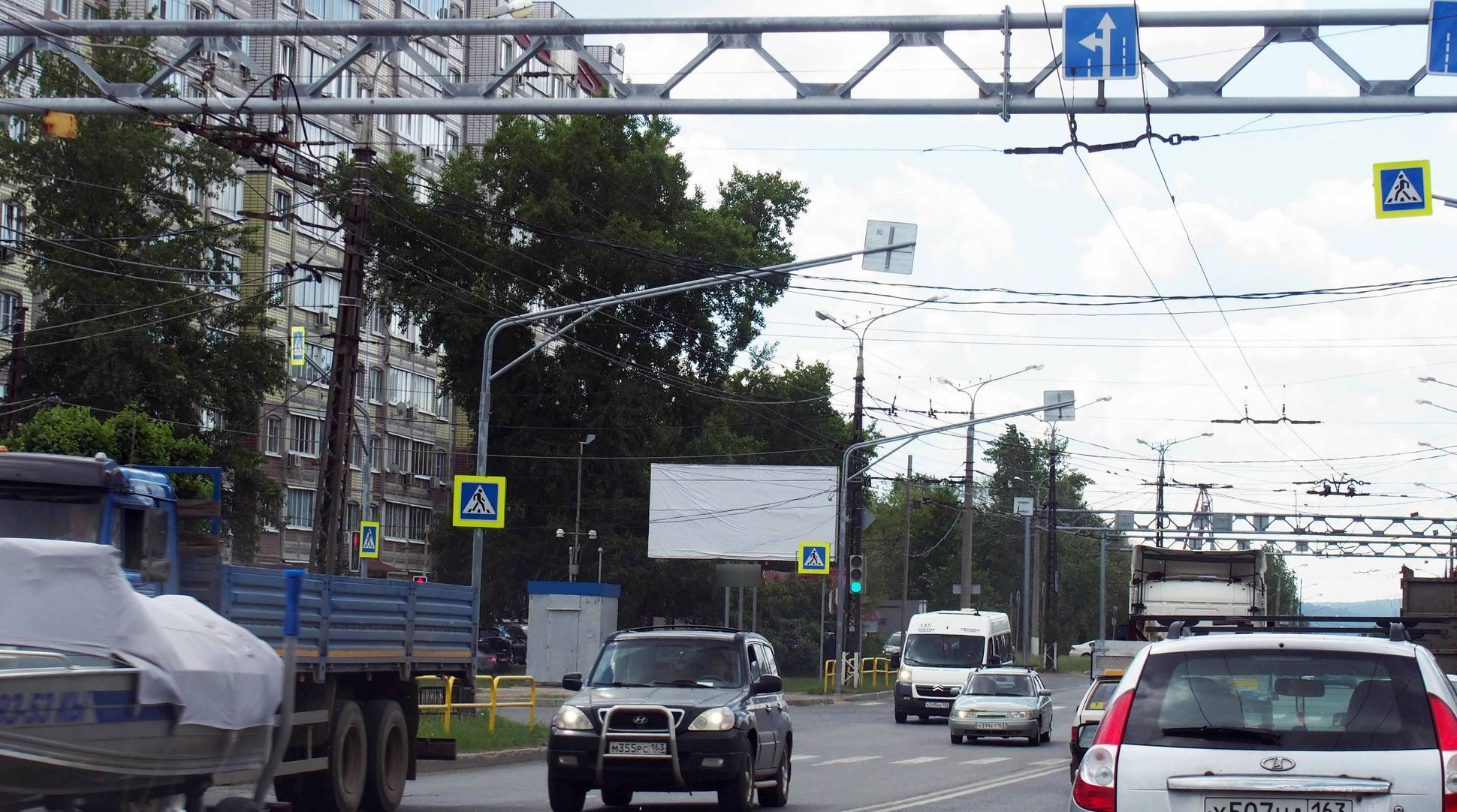 Фотография рекламного носителя, тип: Билборд 3x6, адрес: Ярославская ул., д.10 Х Чайкиной ул., Тольятти, Самарская область, Россия. Сторона B №946457