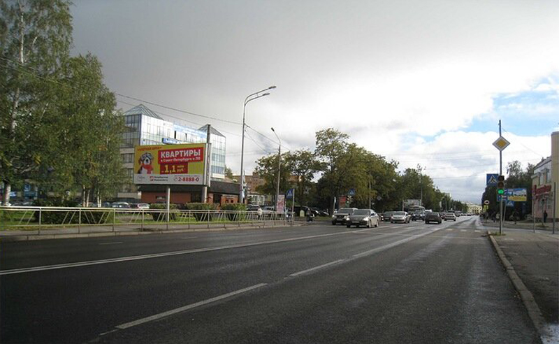 Фотография рекламного носителя, тип: Билборд 3x6, адрес: Троицкий пр-т. Х Попова ул., Архангельск, Архангельская область, Россия. Сторона B №615725