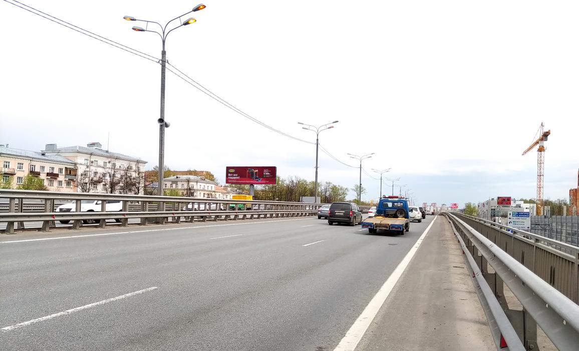 Фотография рекламного носителя, тип: Суперсайт 5x15, адрес: Горьковское ш., 21 170м, Балашиха, Московская область, Россия. Сторона Б №870412