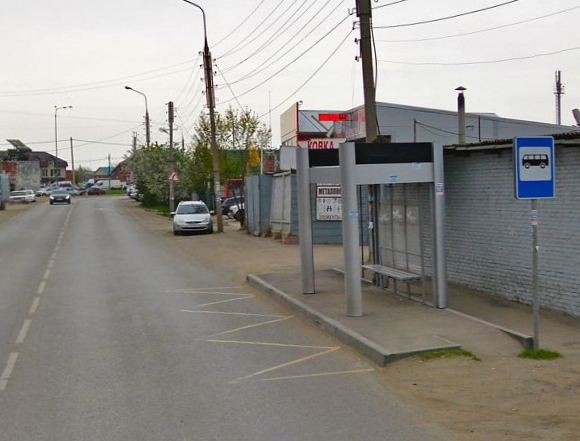 Фотография рекламного носителя, тип: Остановка 1.8x1.2, адрес: Российская ул., д.778, Краснодар, Краснодарский край, Россия. Сторона А1 №1020765