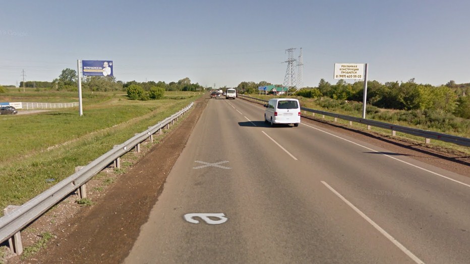 Фотография рекламного носителя, тип: Билборд 3x6, адрес: М-7 «Волга» а/д, поз.2, Уфа, Республика Башкортостан, Россия. Сторона A №1054245