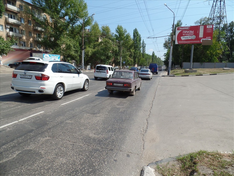 Фотография рекламного носителя, тип: Билборд 3x6, адрес: Шехурдина ул., д.43б, Саратов, Саратовская область, Россия. Сторона А №819333