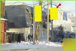 Фотография рекламного носителя, тип: Панель-кронштейн, адрес: Курнатовского ул., поз.2, Чита, Забайкальский край, Россия. Сторона Б №568680