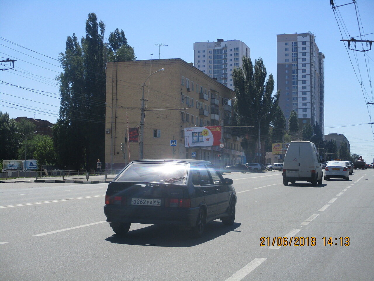 Фотография рекламного носителя, тип: Панель-кронштейн, адрес: Чернышевского ул., д.60-62, Саратов, Саратовская область, Россия. Сторона Б №834756