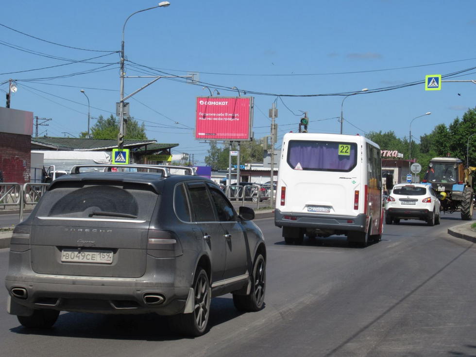 Фотография рекламного носителя, тип: Ситиборд 2.7x3.7, адрес: Первомайская ул., д.16, Пермь, Пермский край, Россия. Сторона B1-B3 №758216