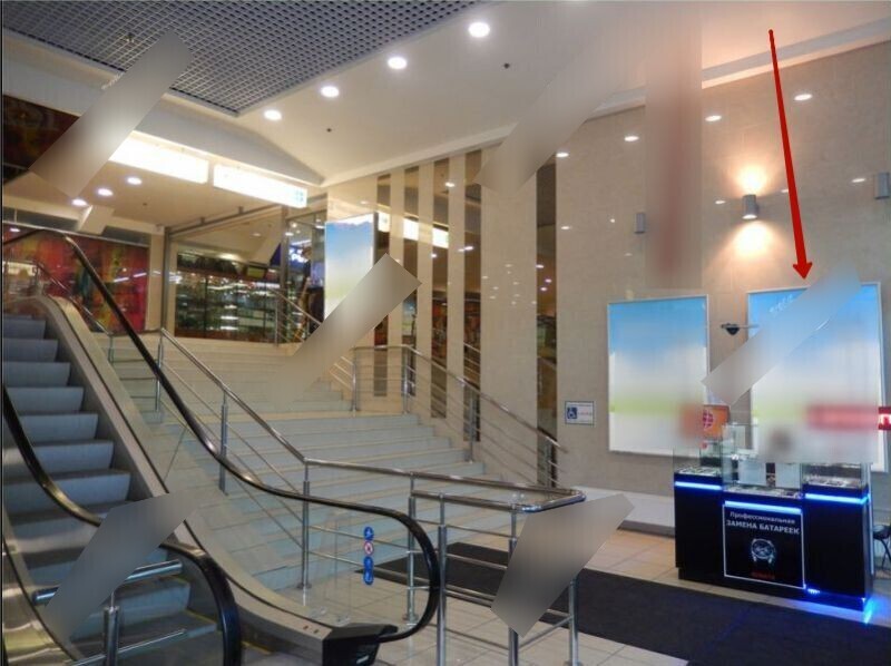 Фотография рекламного носителя, тип: Лайтбокс, адрес: Бизнес-центр «Континент на Звездной», Звездная ул., д.1, Санкт-Петербург, Россия. Сторона/вариант №657359