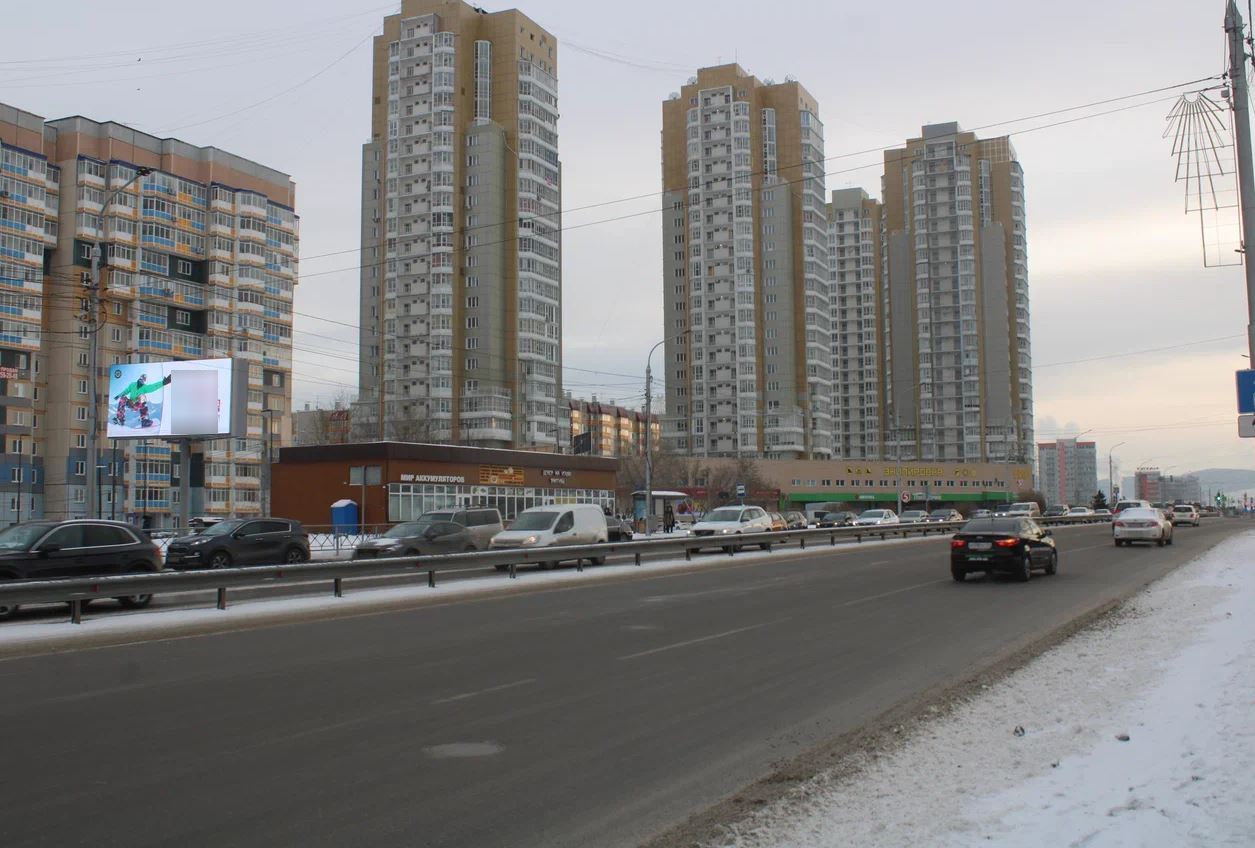 Фотография рекламного носителя, тип: Билборд 3x6, адрес: Шахтёров ул., д.115, поз.2, Красноярск, Красноярский край, Россия. Сторона Б1-Б10 №961577